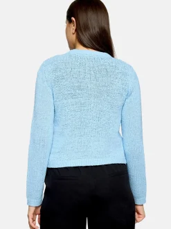 Betty Barclay Damen Strickjacke in hellblau