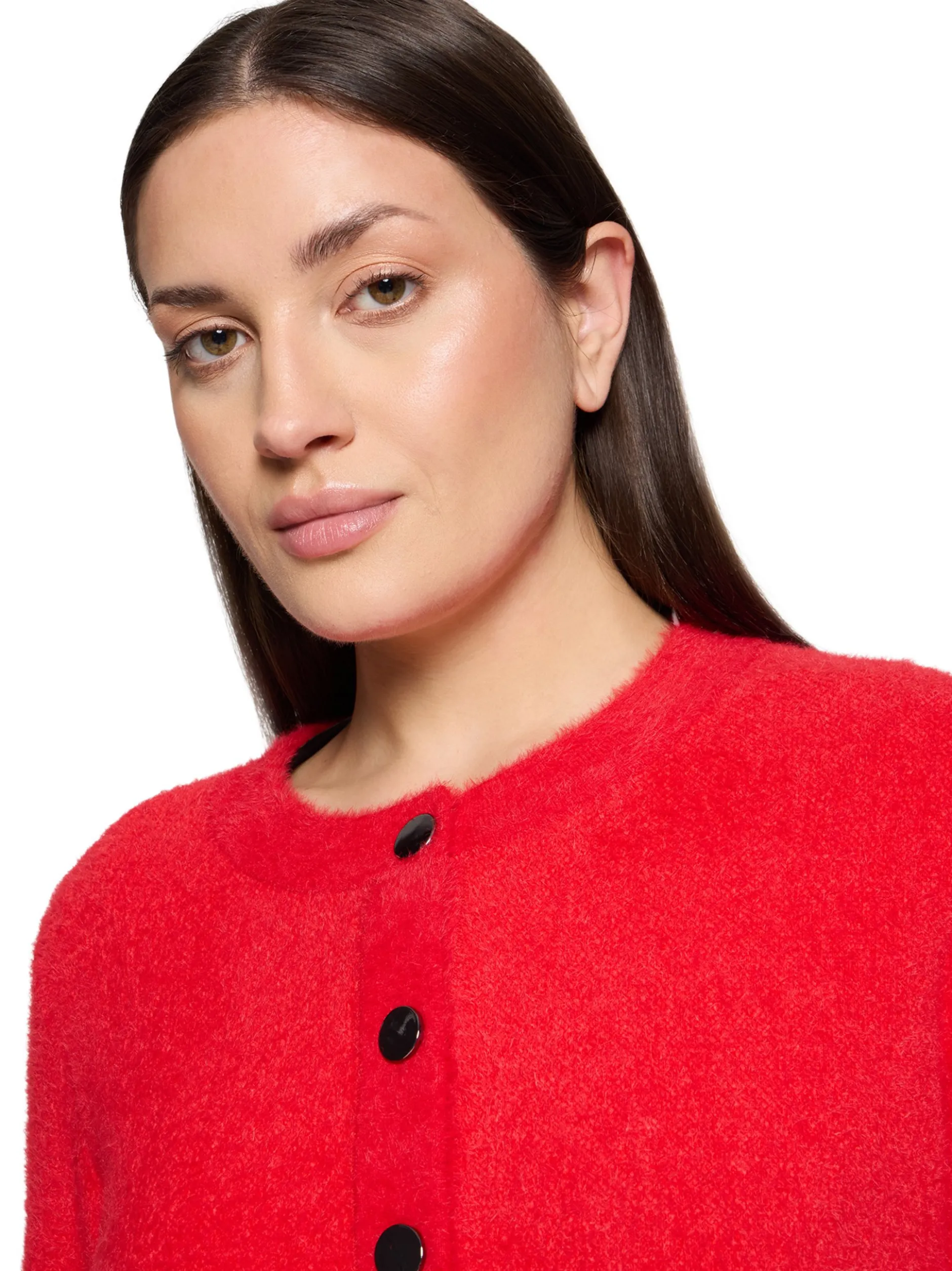Betty Barclay Damen Strickjacke in rot - Ärmel: langarm