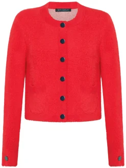 Betty Barclay Damen Strickjacke in rot - Ärmel: langarm