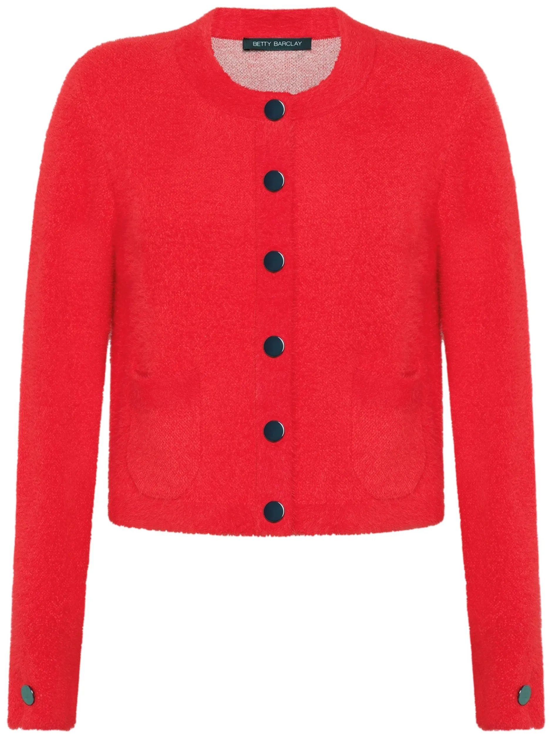 Betty Barclay Damen Strickjacke in rot - Ärmel: langarm