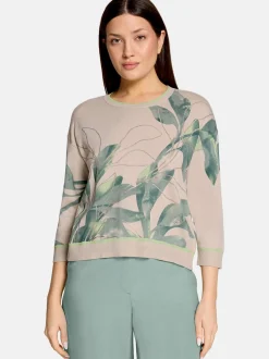 Betty Barclay Damen Strickpullover in taupe