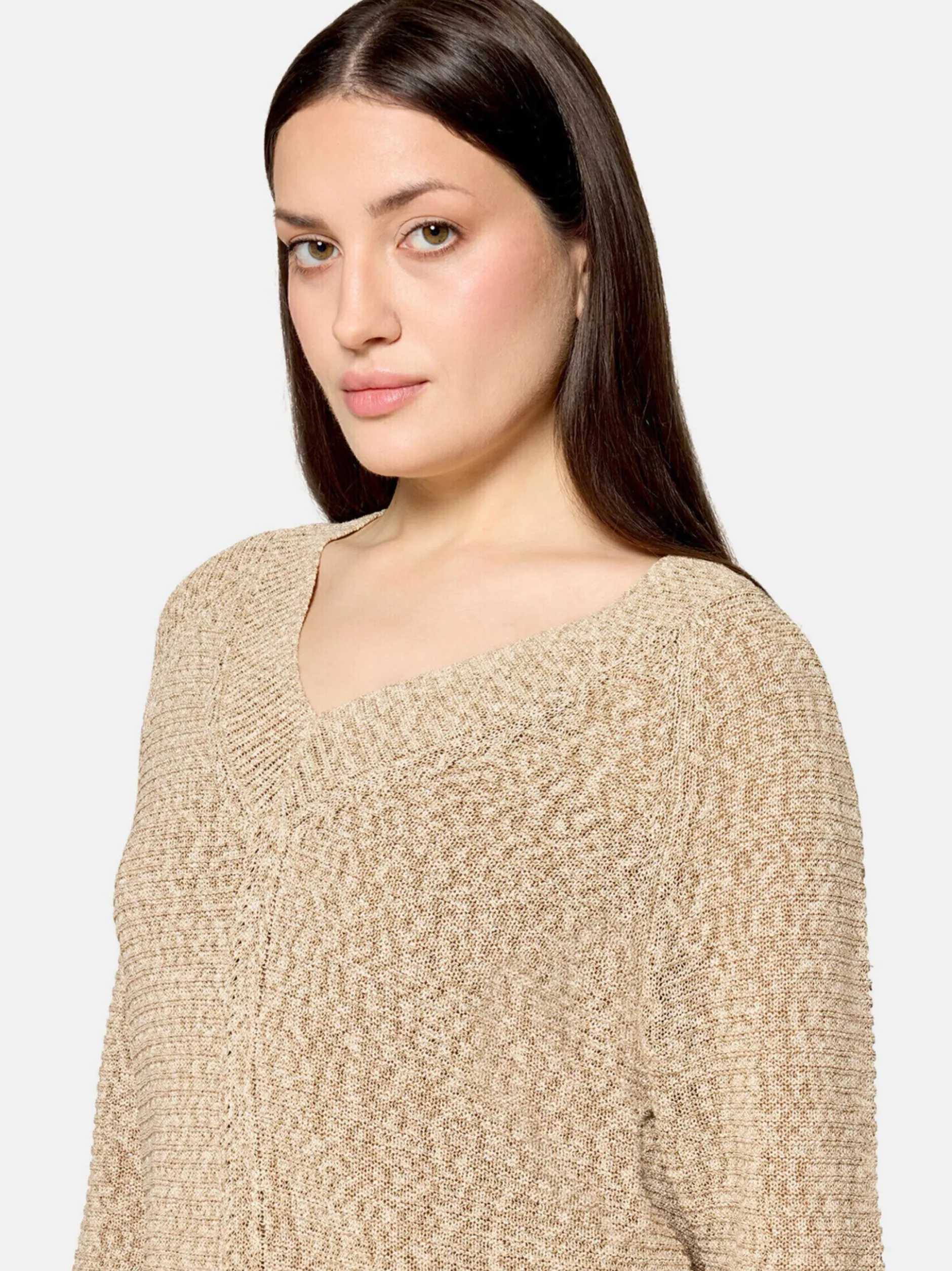 Betty Barclay Damen Strickpullover in beige