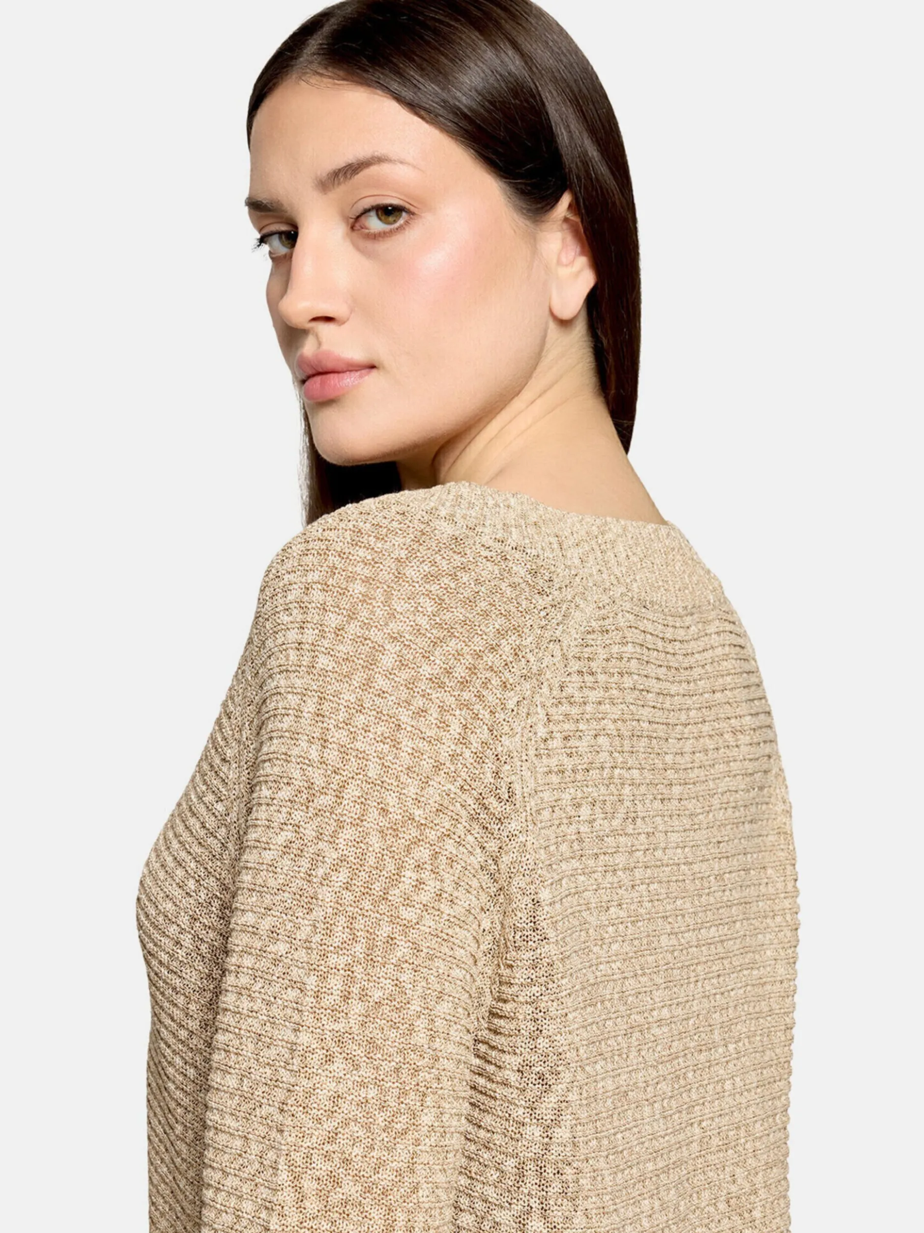 Betty Barclay Damen Strickpullover in beige
