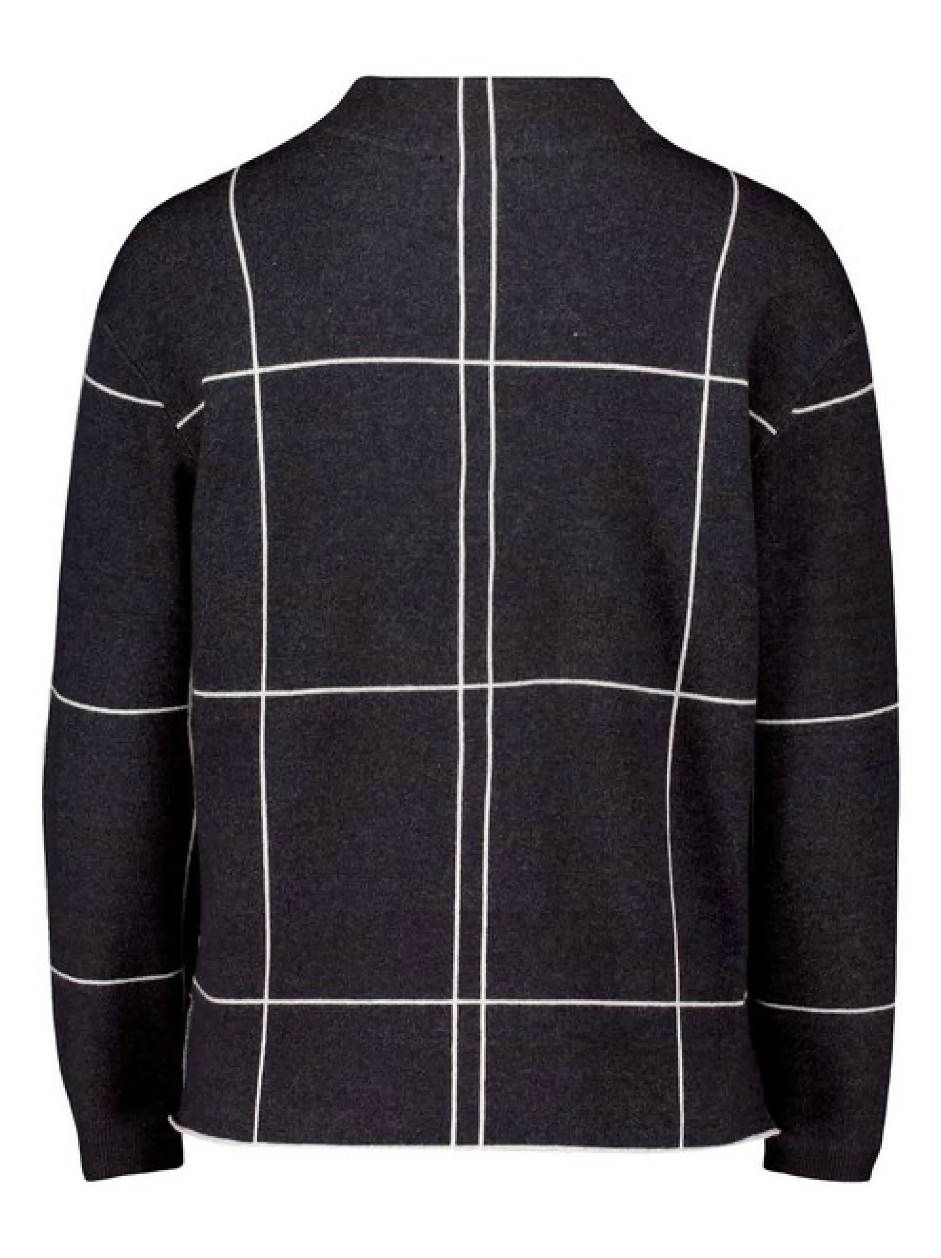 Betty Barclay Damen Strickpullover in anthrazit mehrfarbig