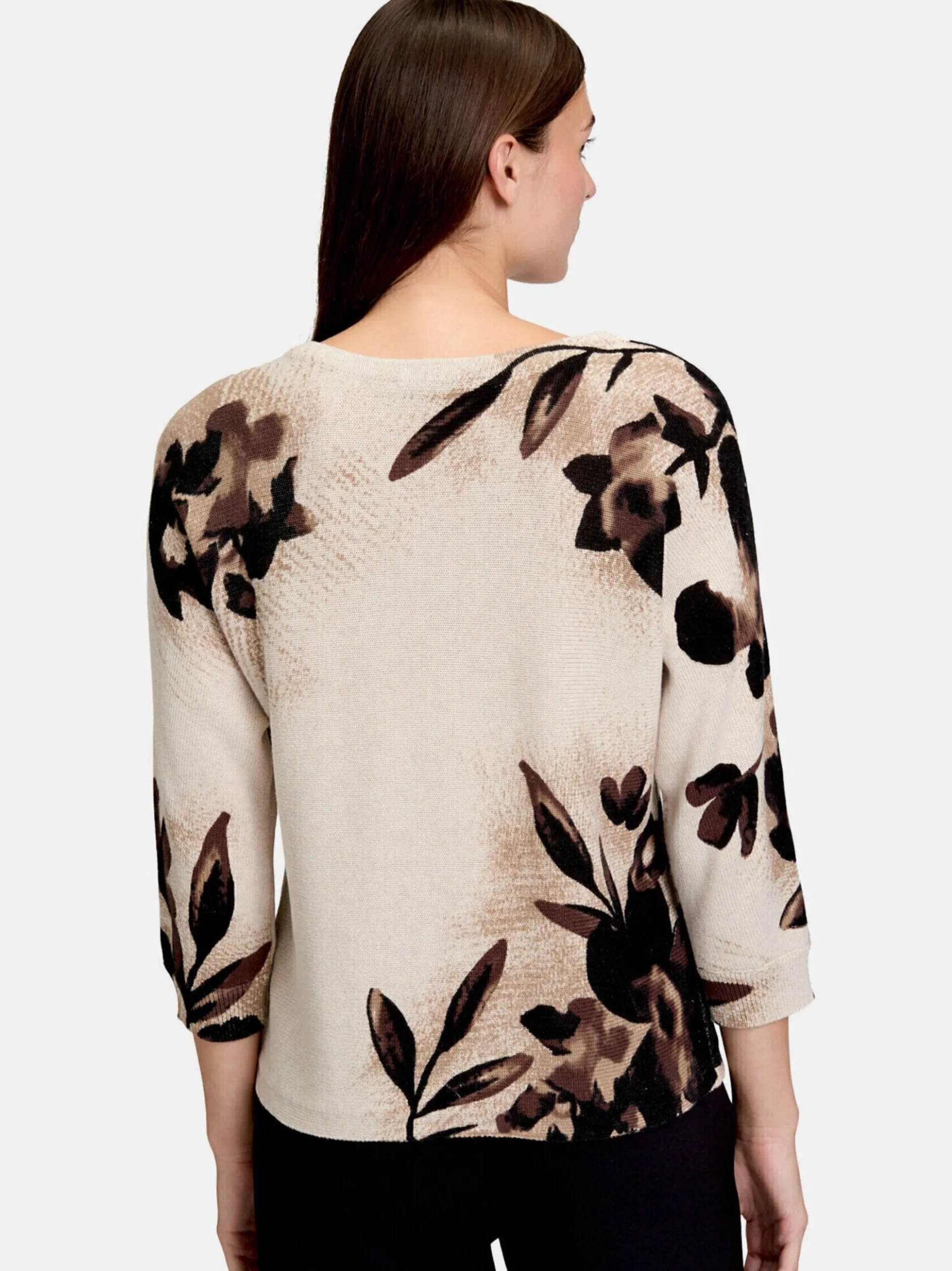 Betty Barclay Damen Strickpullover in mehrfarbig beige