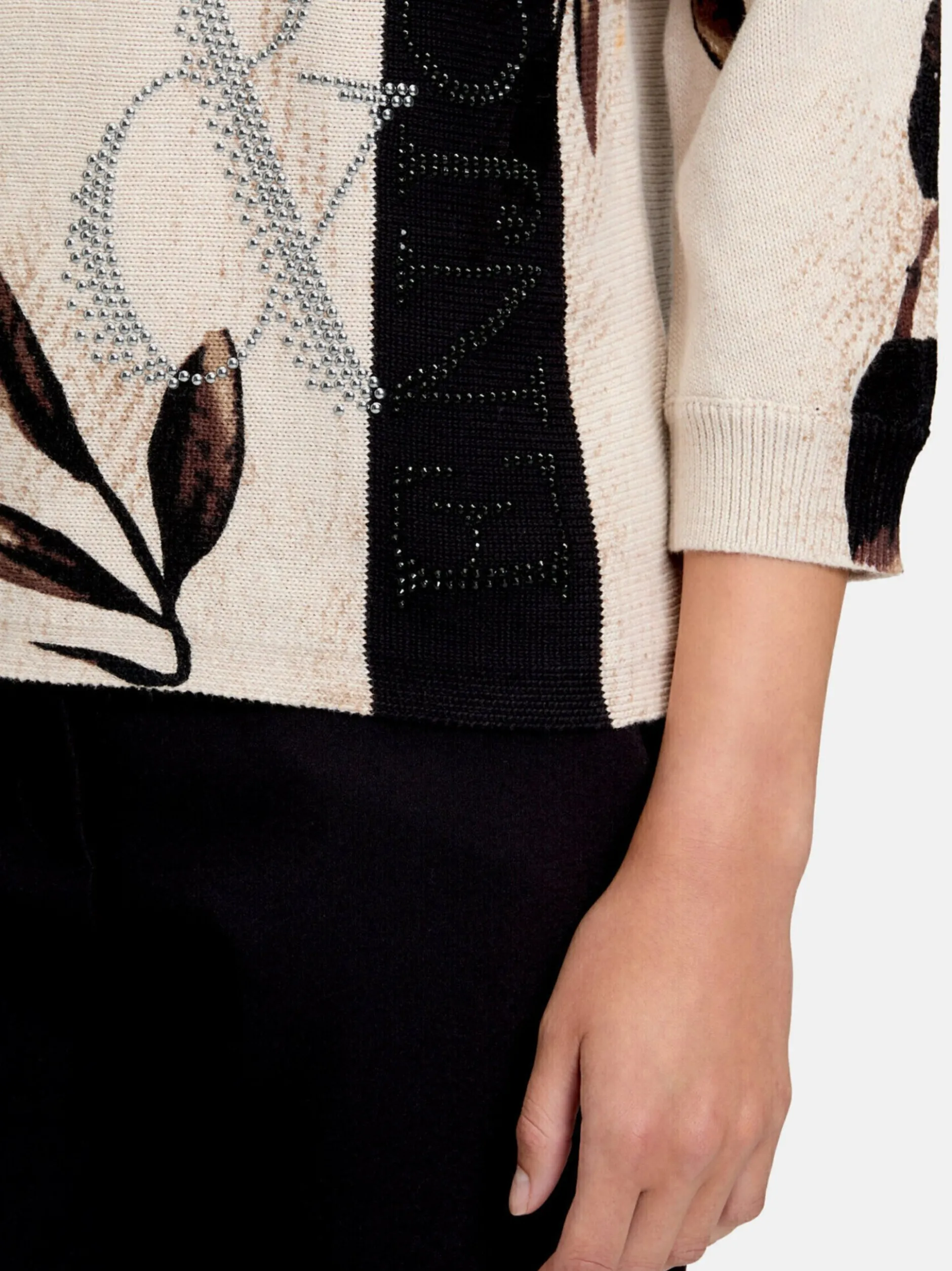 Betty Barclay Damen Strickpullover in mehrfarbig beige