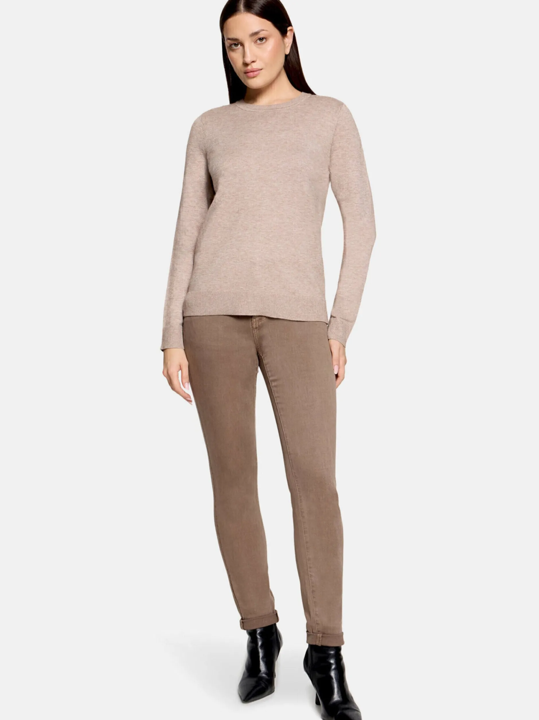Betty Barclay Damen Strickpullover in beige