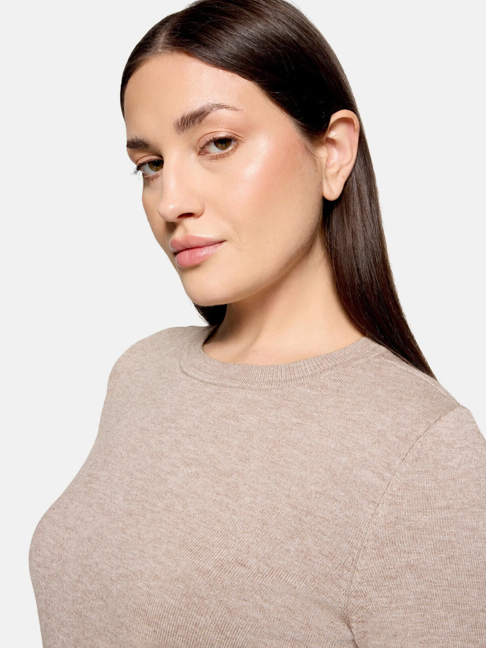 Betty Barclay Damen Strickpullover in beige