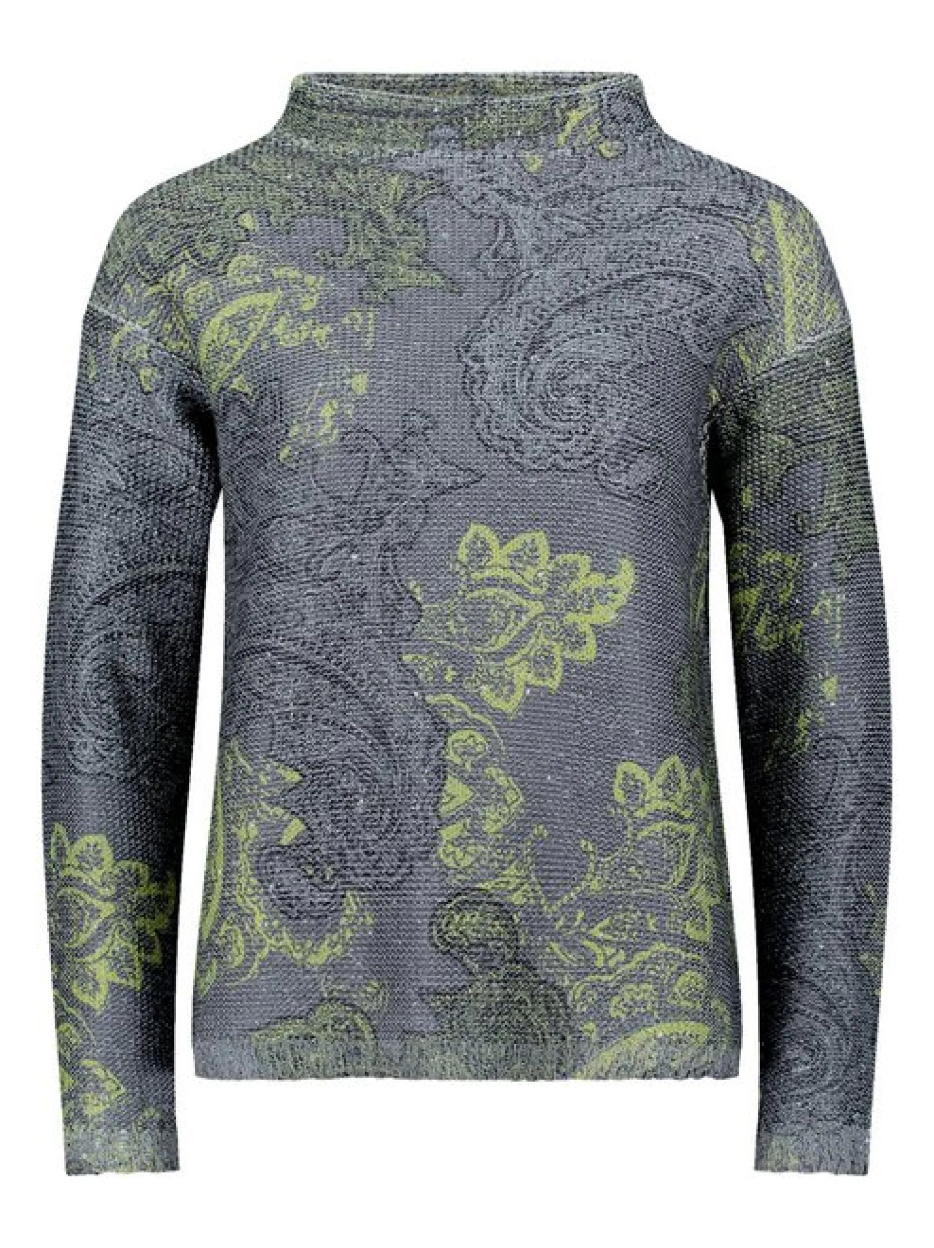 Betty Barclay Damen Strickpullover in grau mehrfarbig