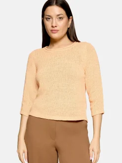 Betty Barclay Damen Strickpullover in aprikot