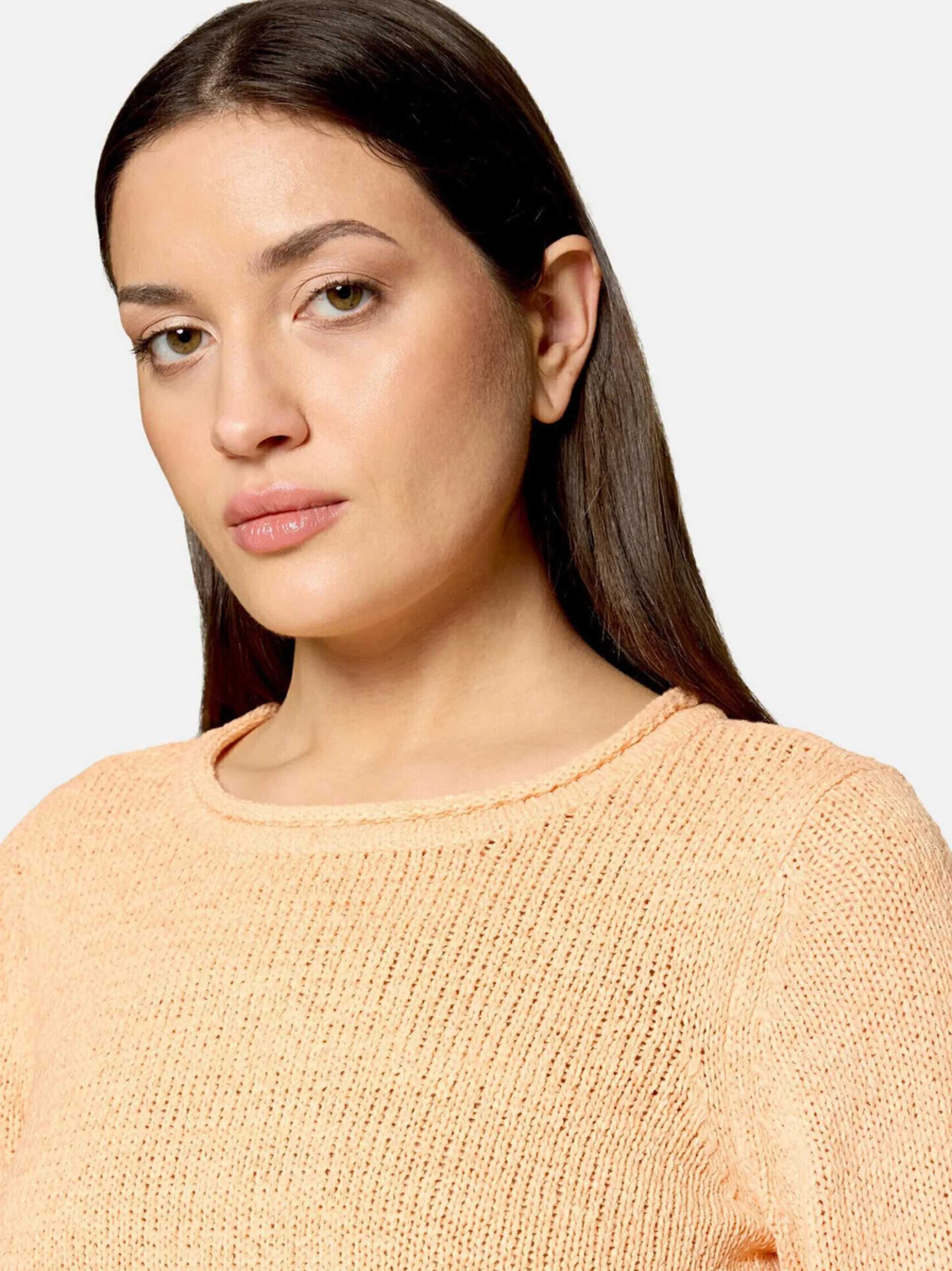 Betty Barclay Damen Strickpullover in aprikot
