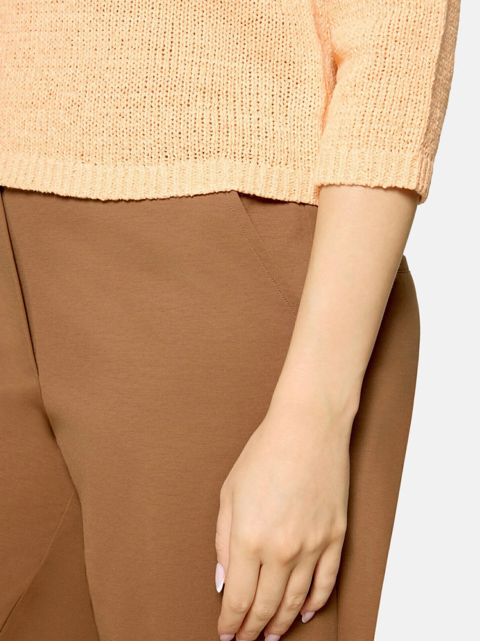 Betty Barclay Damen Strickpullover in aprikot