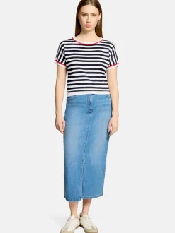 Betty Barclay Damen Strickpullover in mehrfarbig blau