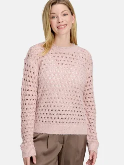 Betty Barclay Damen Strickpullover in rosa altrosa