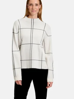 Betty Barclay Damen Strickpullover in beige grau