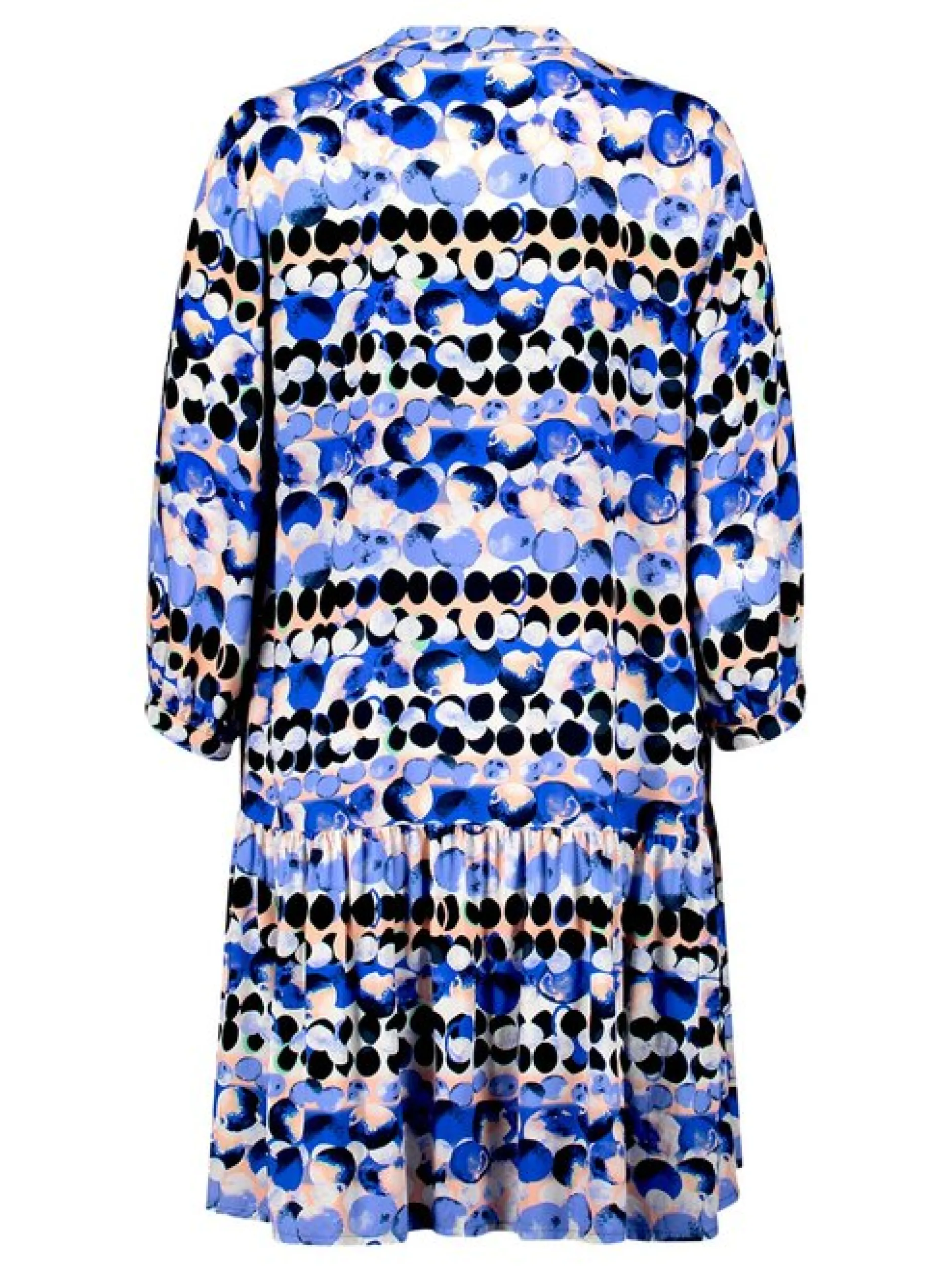 Betty Barclay Damen Stufenkleid in blau mehrfarbig