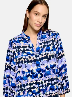 Betty Barclay Damen Stufenkleid in blau mehrfarbig