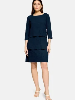 Betty Barclay Damen Stufenkleid in marine