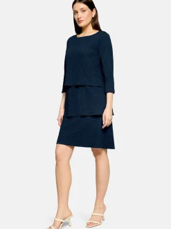 Betty Barclay Damen Stufenkleid in marine