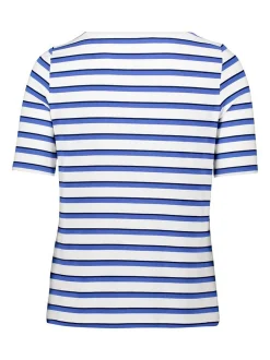 Betty Barclay Damen T-Shirt in blau weiß