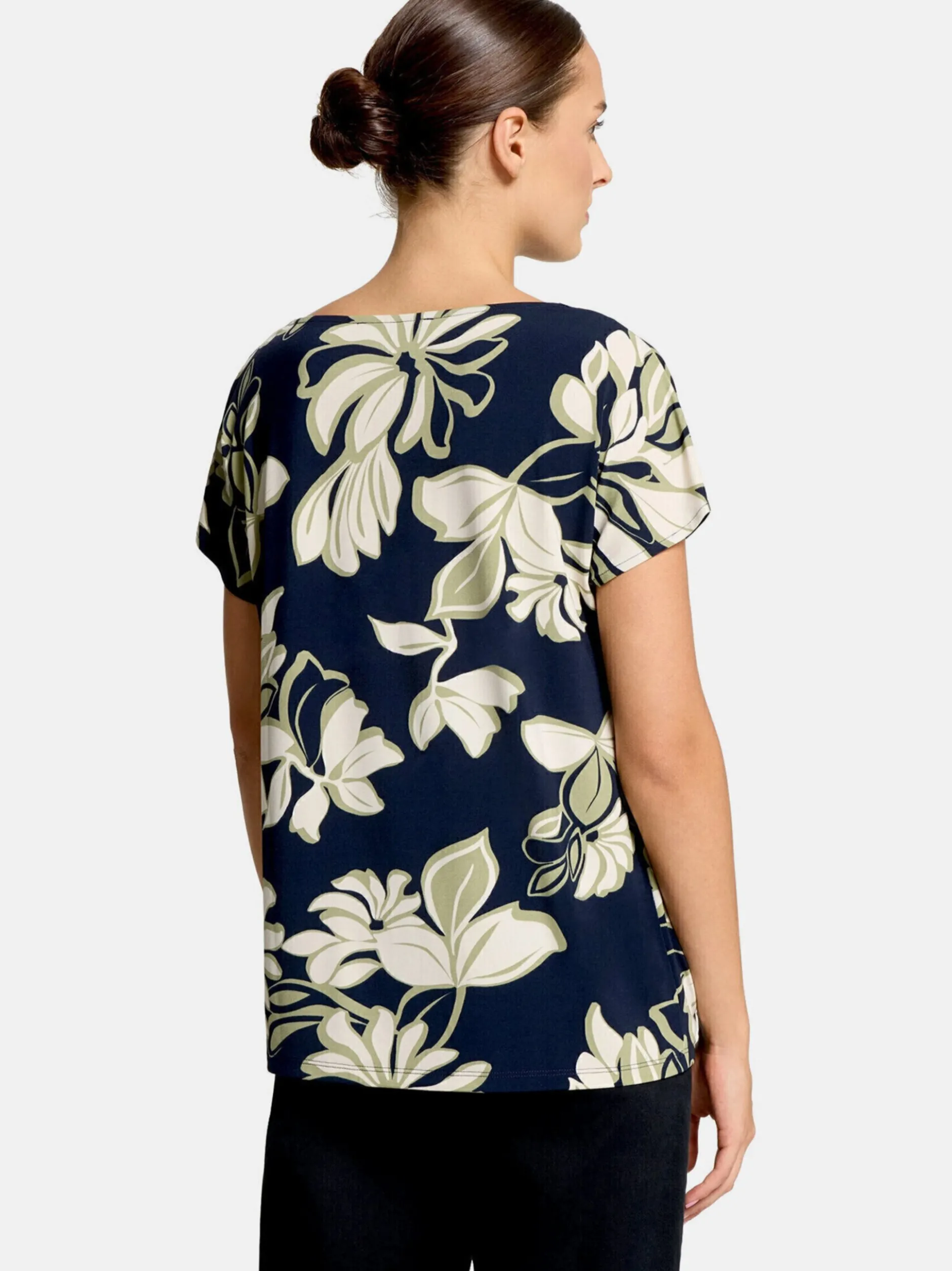 Betty Barclay Damen T-Shirt in blau mehrfarbig