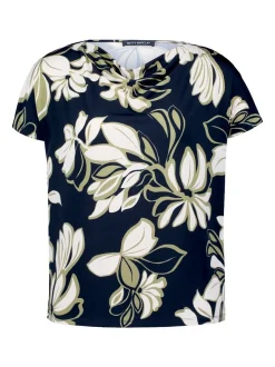 Betty Barclay Damen T-Shirt in blau mehrfarbig