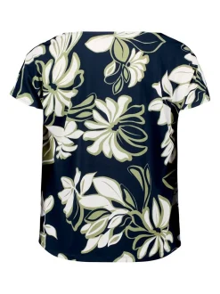 Betty Barclay Damen T-Shirt in blau mehrfarbig
