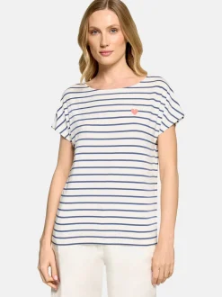 Betty Barclay Damen T-Shirt in blau mehrfarbig