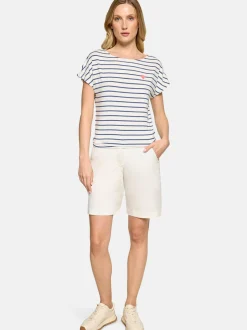 Betty Barclay Damen T-Shirt in blau mehrfarbig
