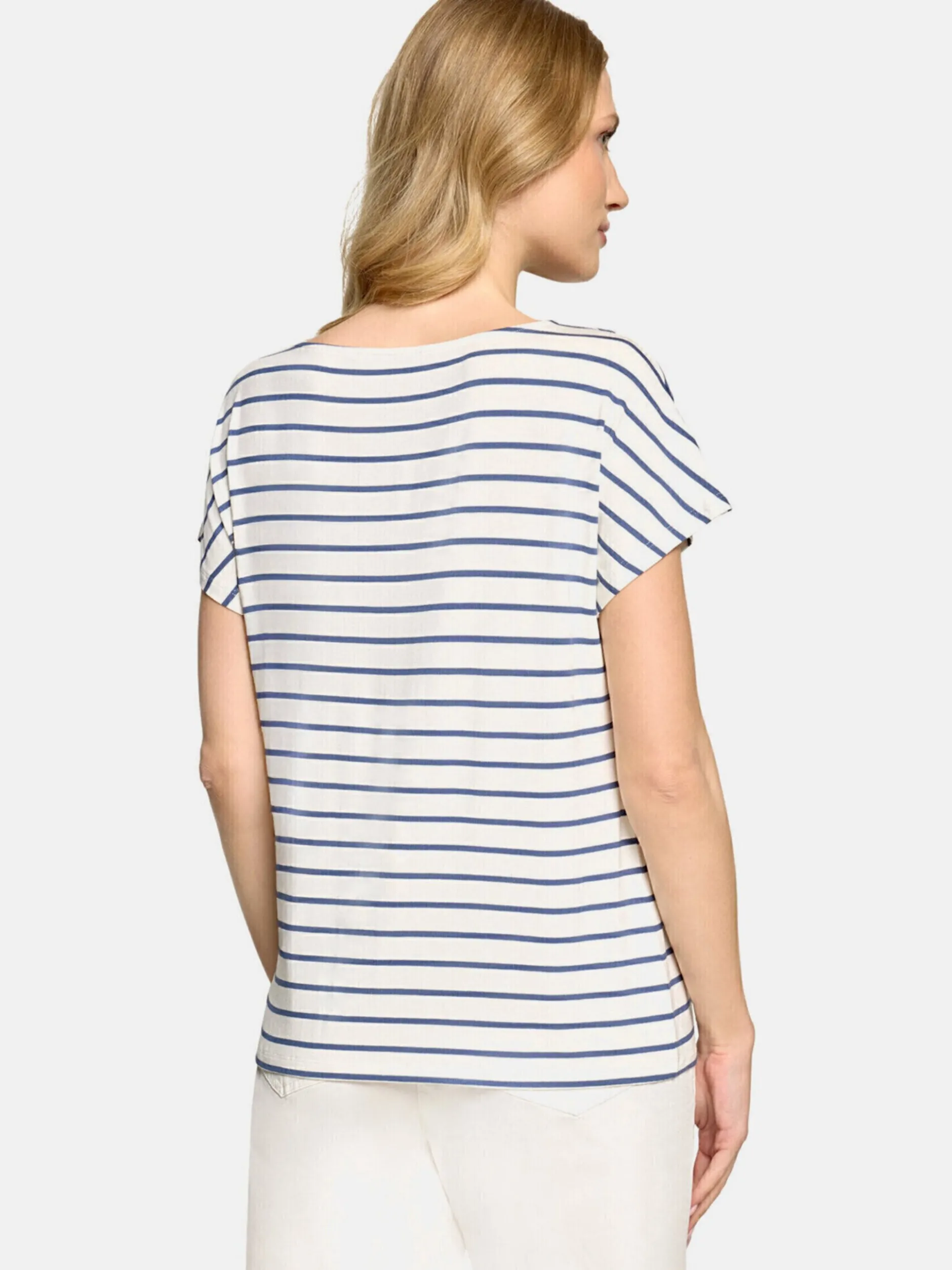Betty Barclay Damen T-Shirt in blau mehrfarbig
