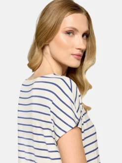 Betty Barclay Damen T-Shirt in blau mehrfarbig