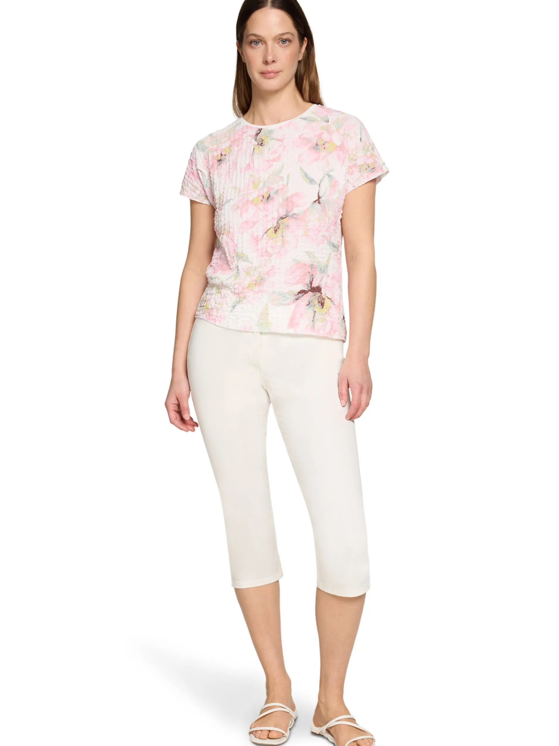 Betty Barclay Damen T-Shirt in ecru rosa