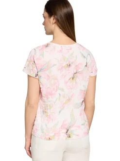 Betty Barclay Damen T-Shirt in ecru rosa