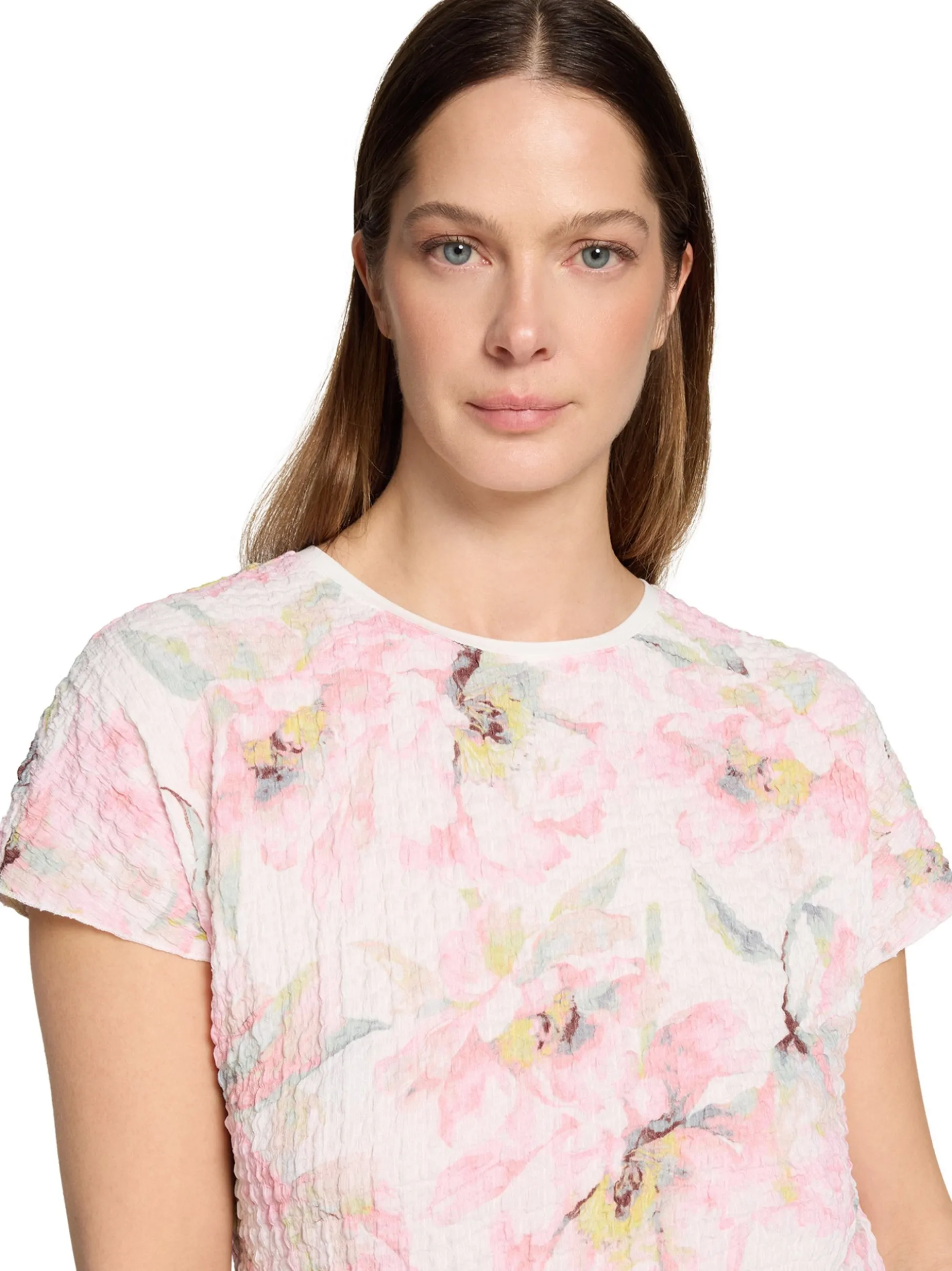 Betty Barclay Damen T-Shirt in ecru rosa