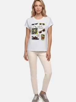 Betty Barclay Damen T-Shirt in weiß