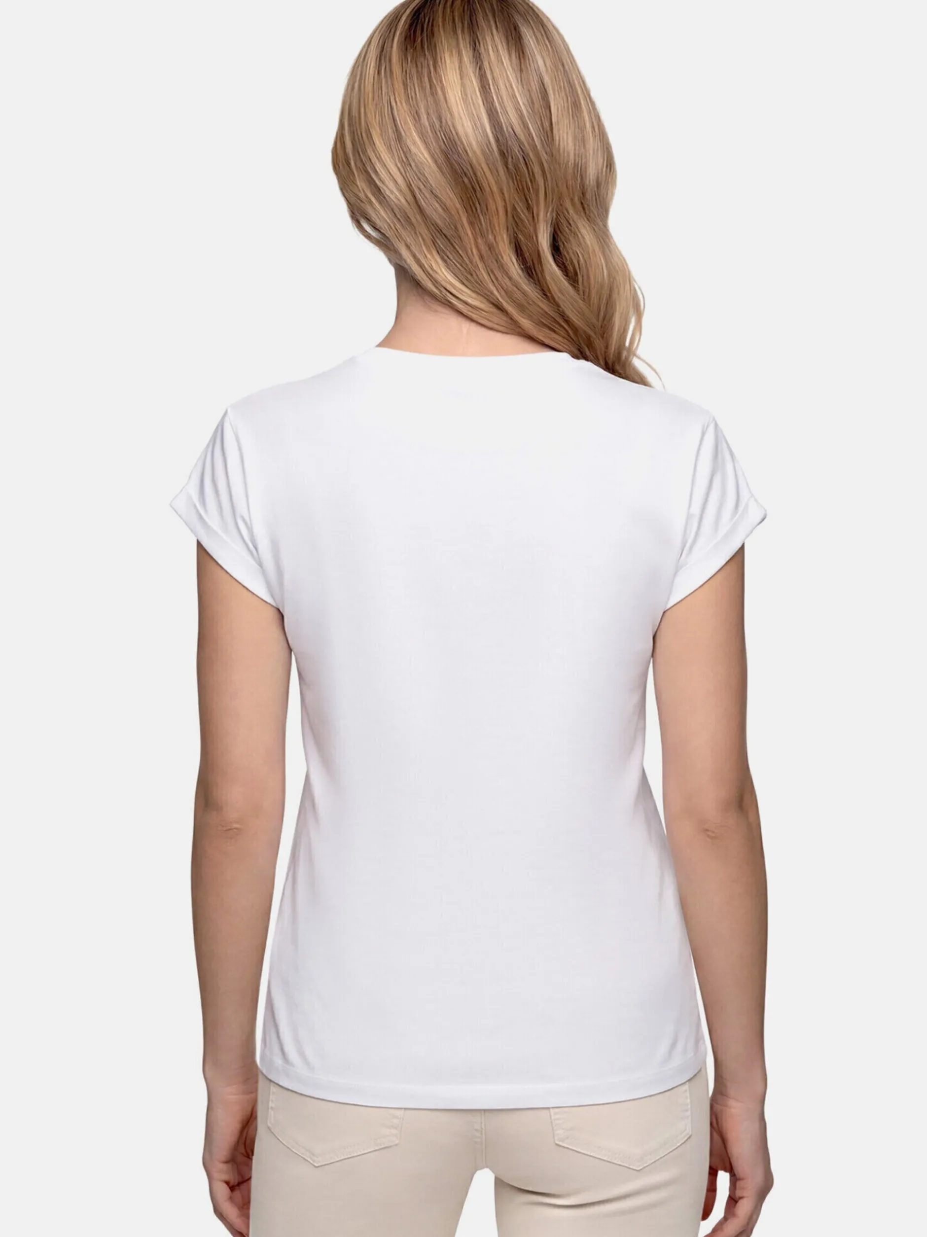 Betty Barclay Damen T-Shirt in weiß