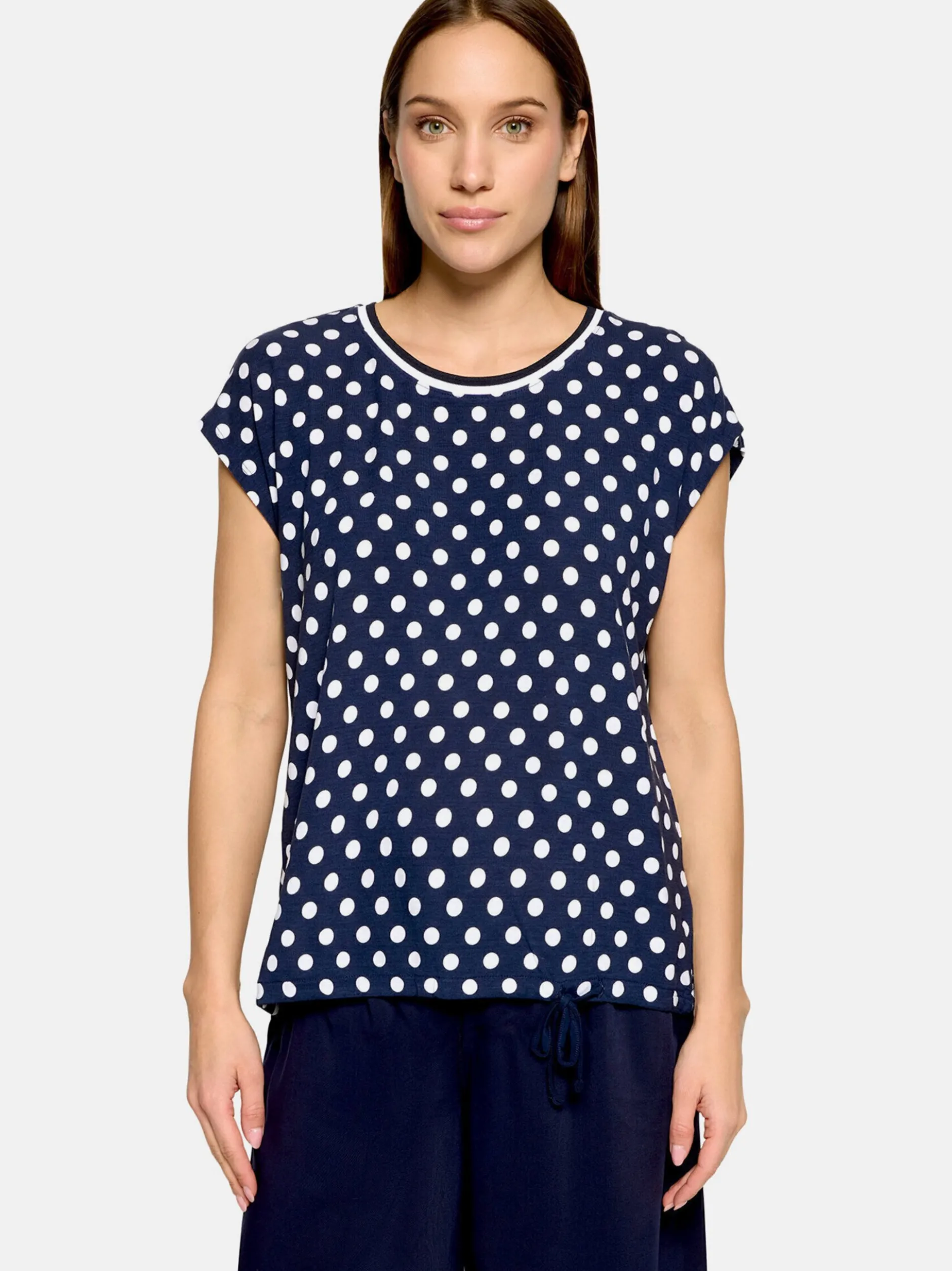 Betty Barclay Damen T-Shirt in blau weiß