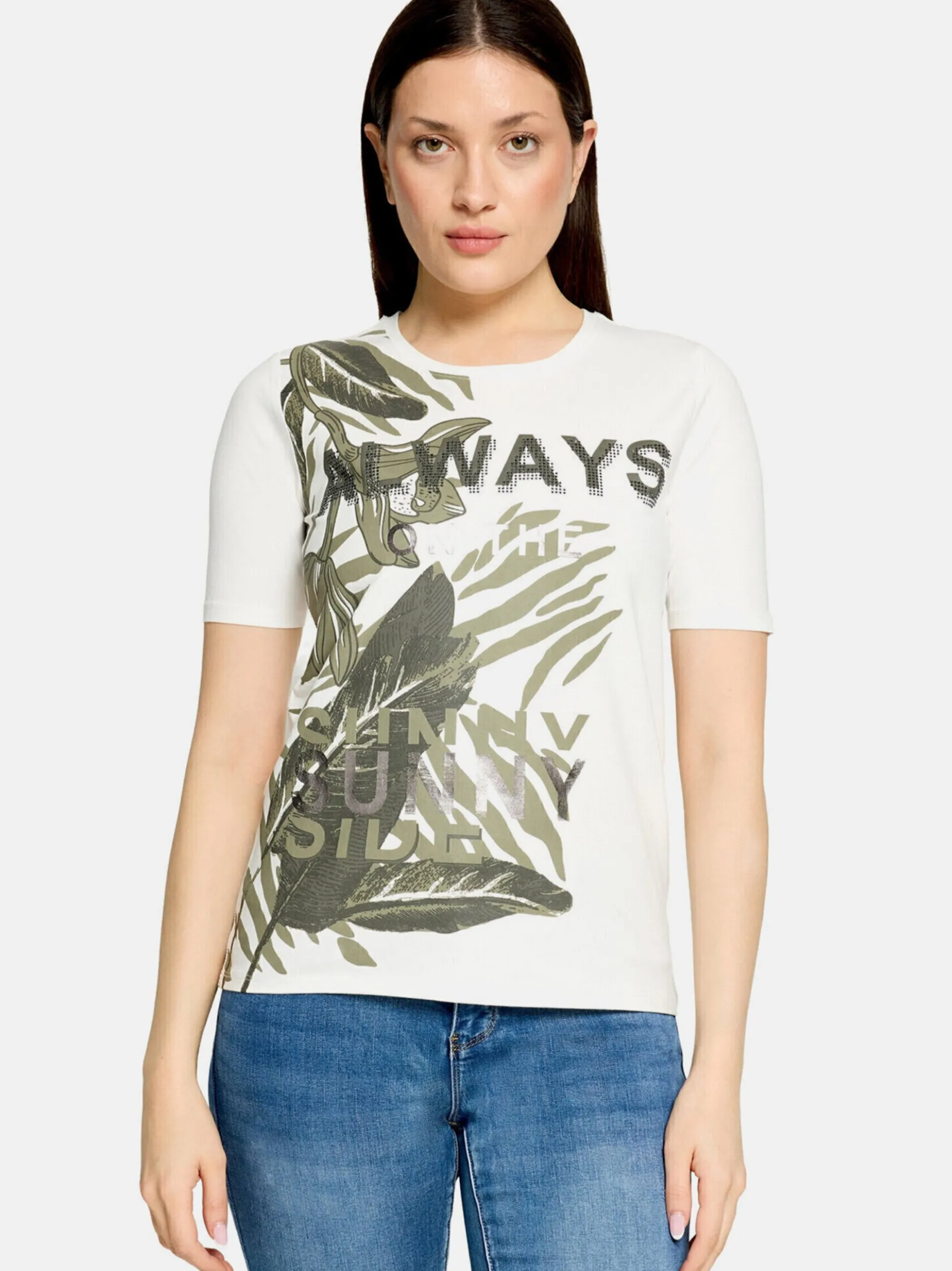 Betty Barclay Damen T-Shirt in ecru