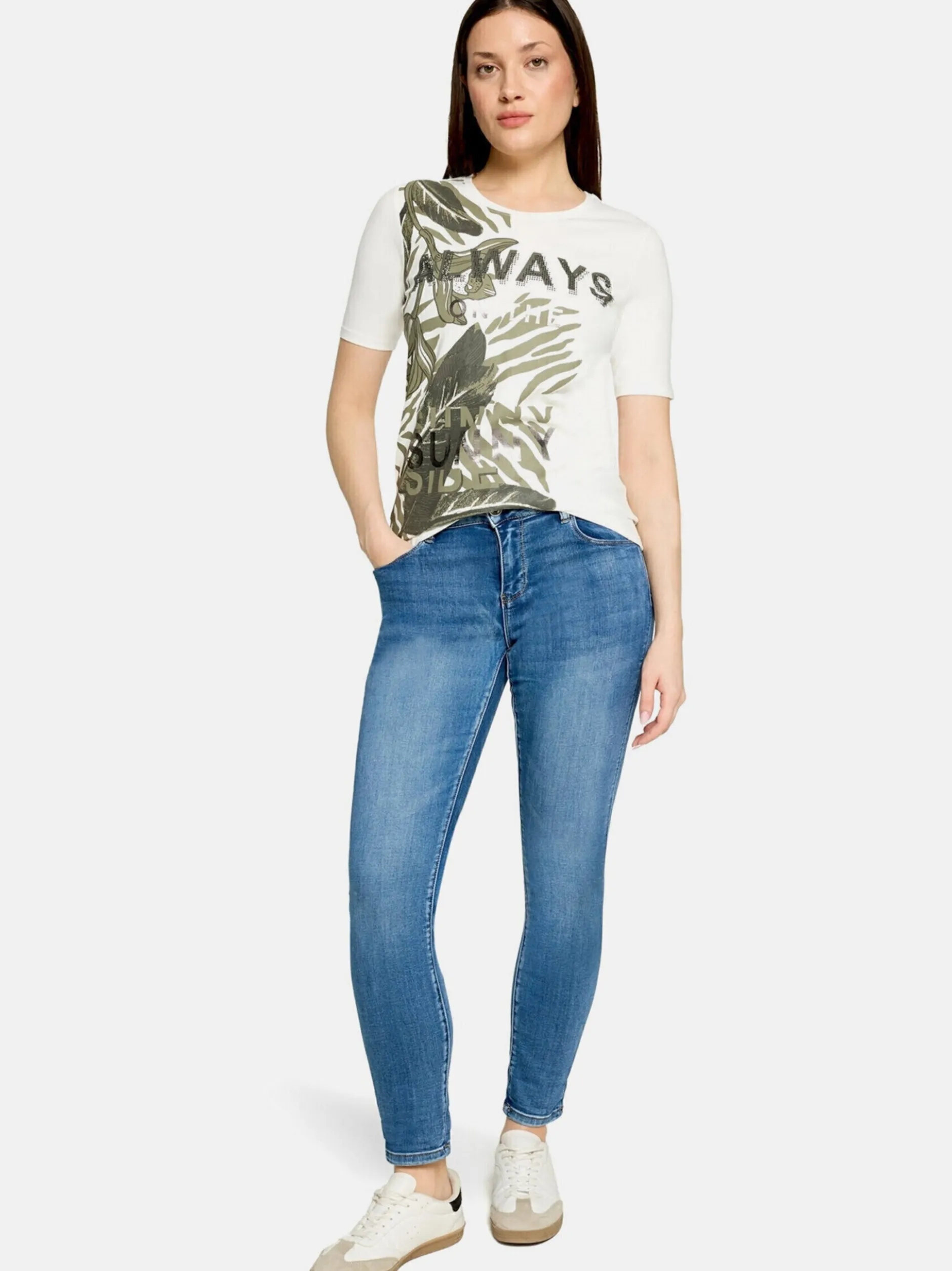 Betty Barclay Damen T-Shirt in ecru