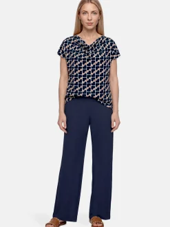 Betty Barclay Damen T-Shirt in marine mehrfarbig