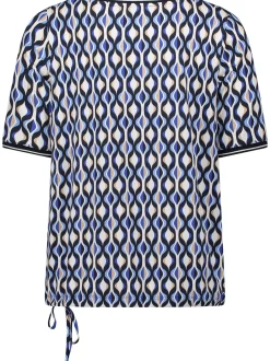 Betty Barclay Damen T-Shirt in blau ecru