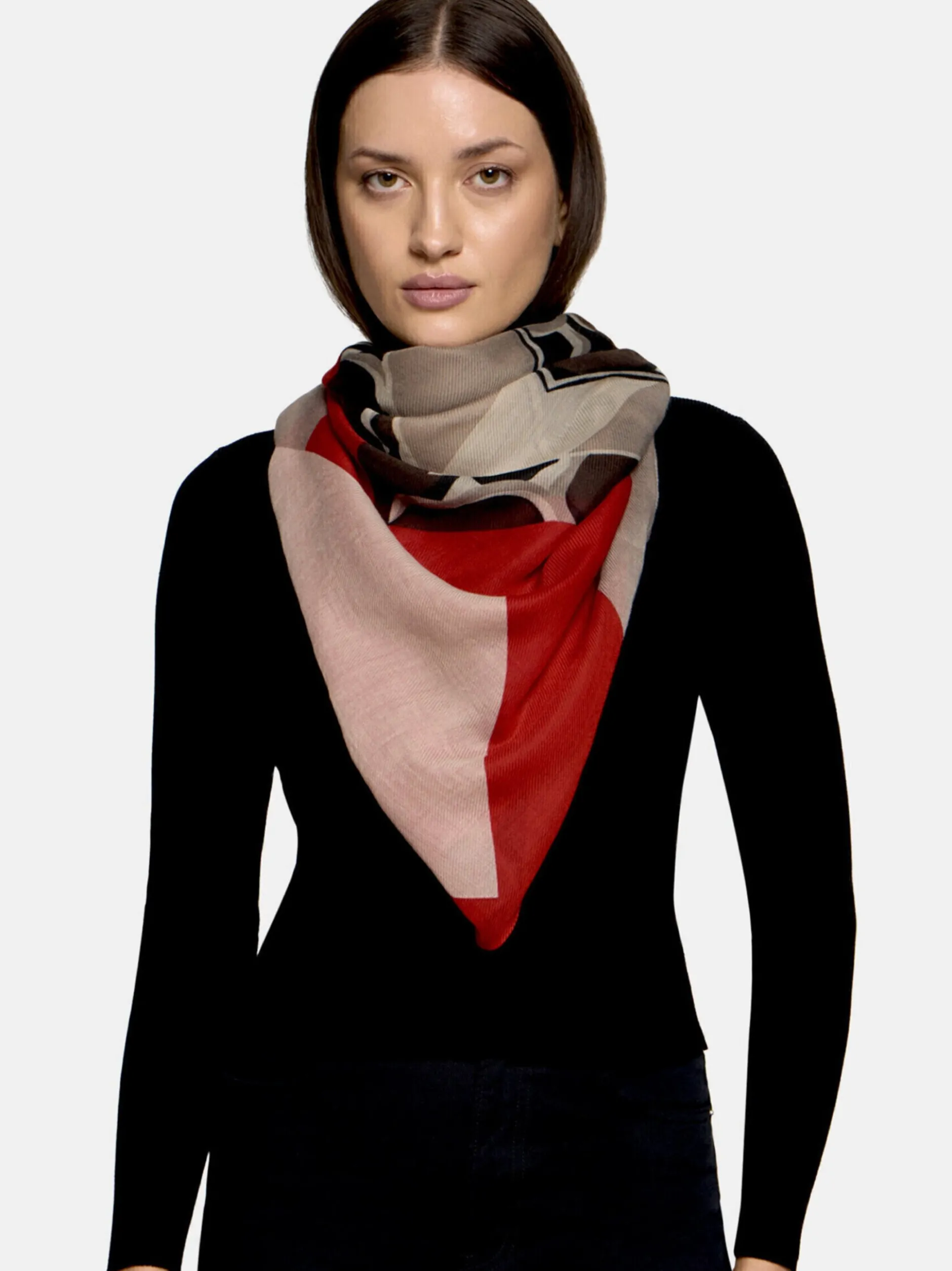 Betty Barclay Damen Tuch in mehrfarbig