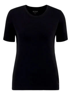 Betty & Co Damen Basic Shirt in schwarz