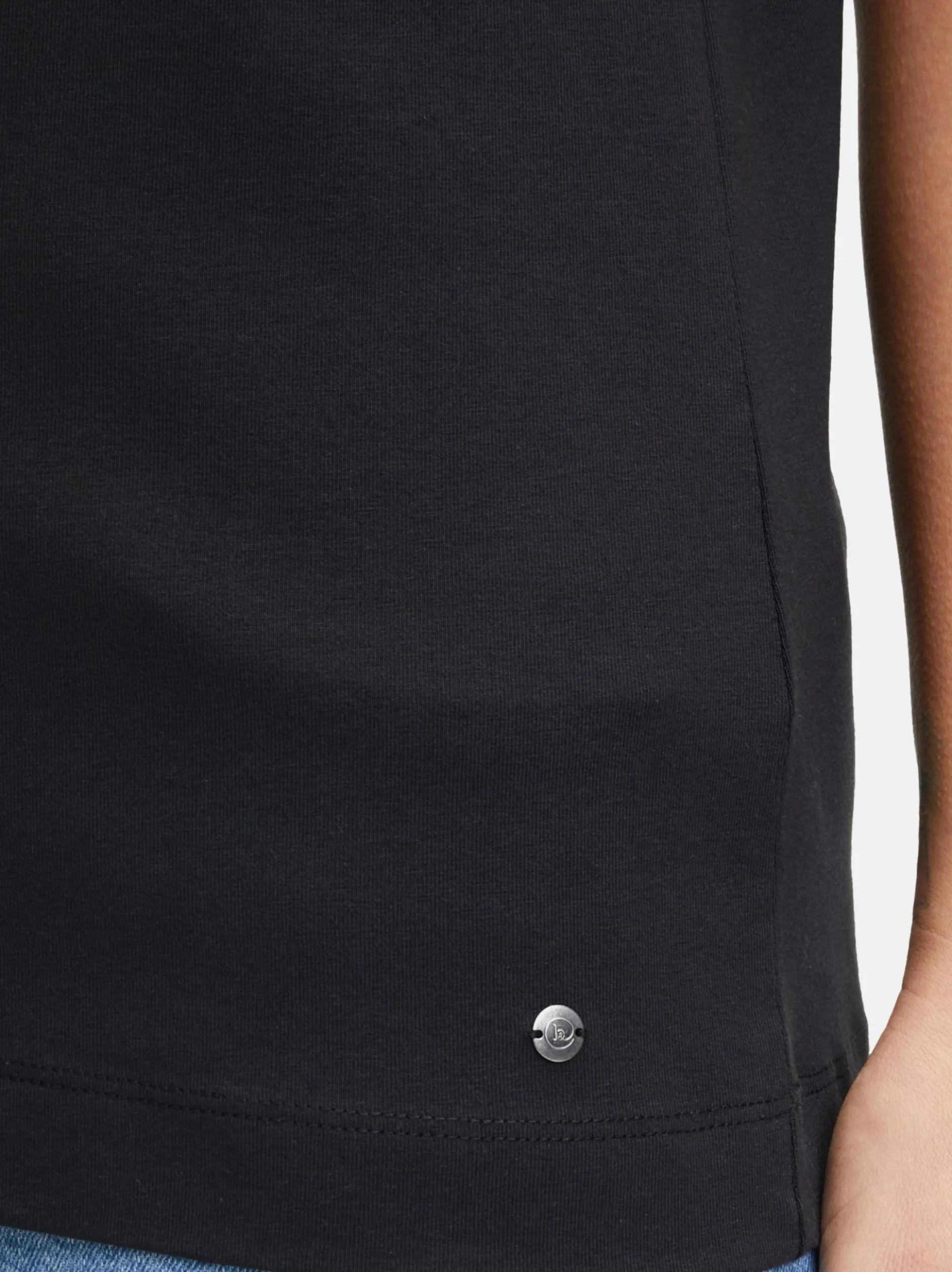 Betty & Co Damen Basic Shirt in schwarz