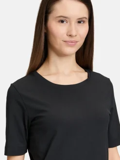 Betty & Co Damen Basic Shirt in schwarz
