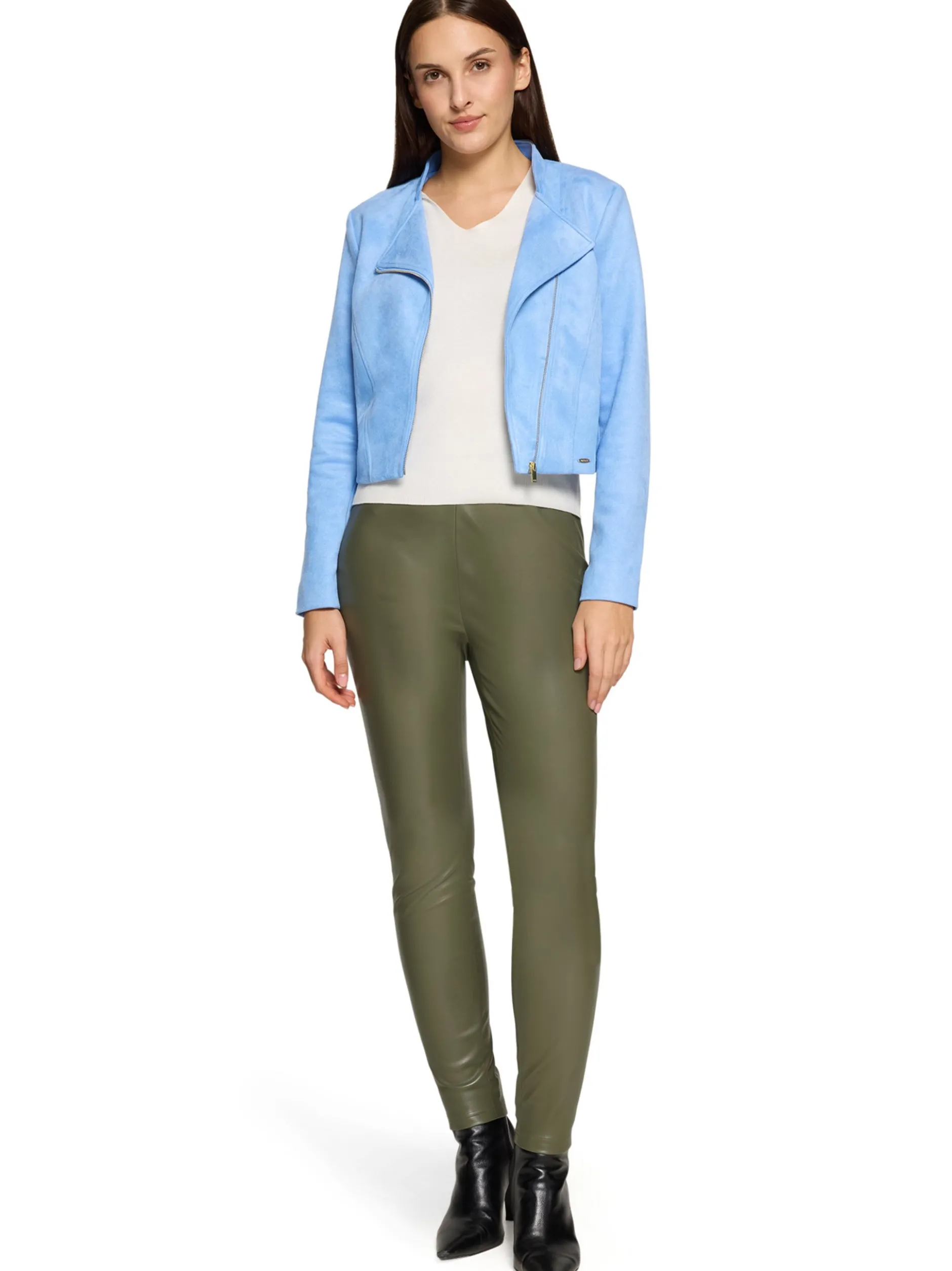 Betty & Co Damen Blousonjacke in blau