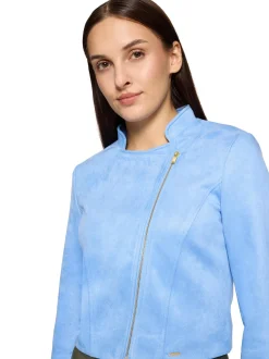 Betty & Co Damen Blousonjacke in blau