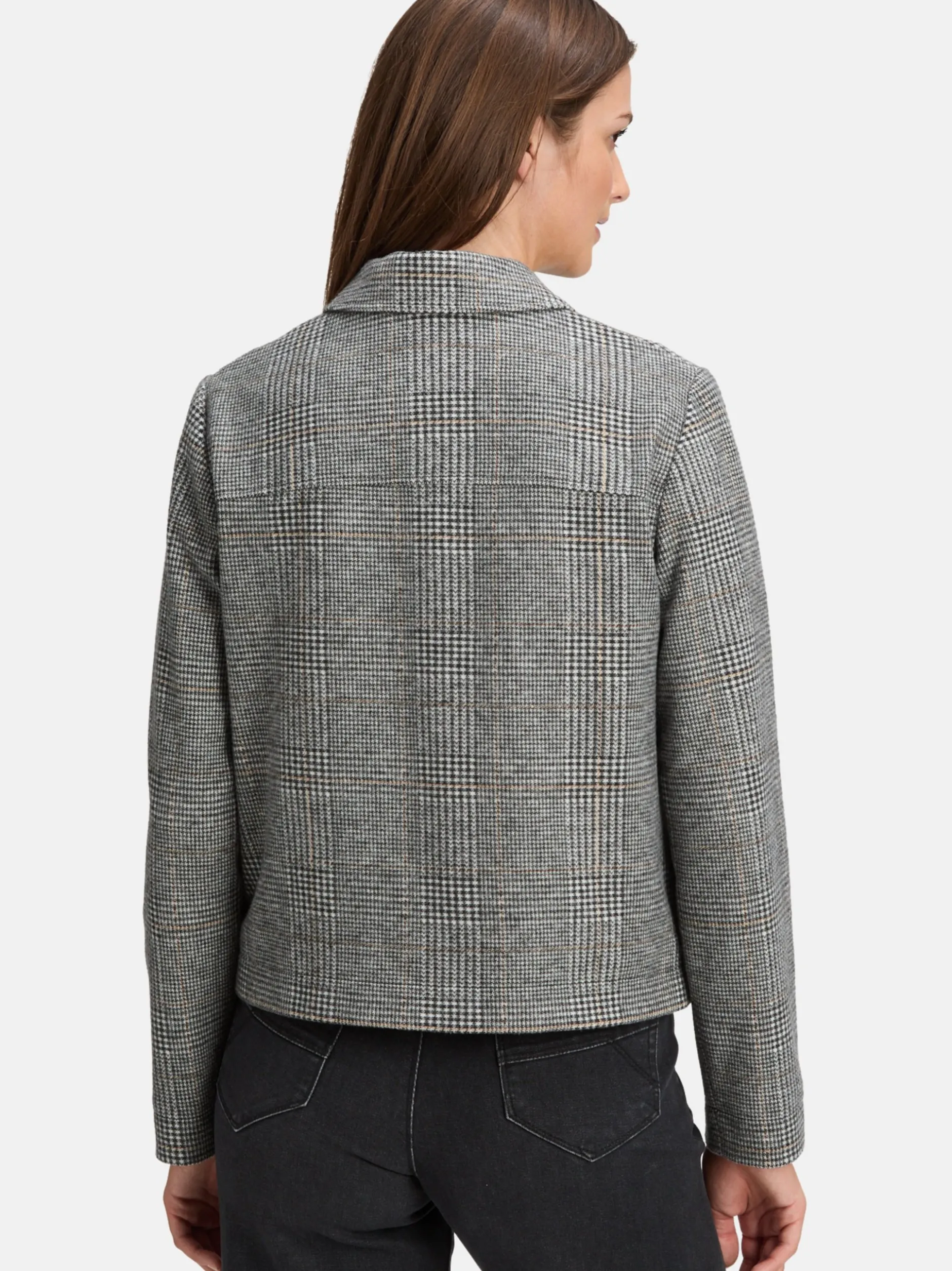 Betty & Co Damen Casual-Jacke in schwarz mehrfarbig