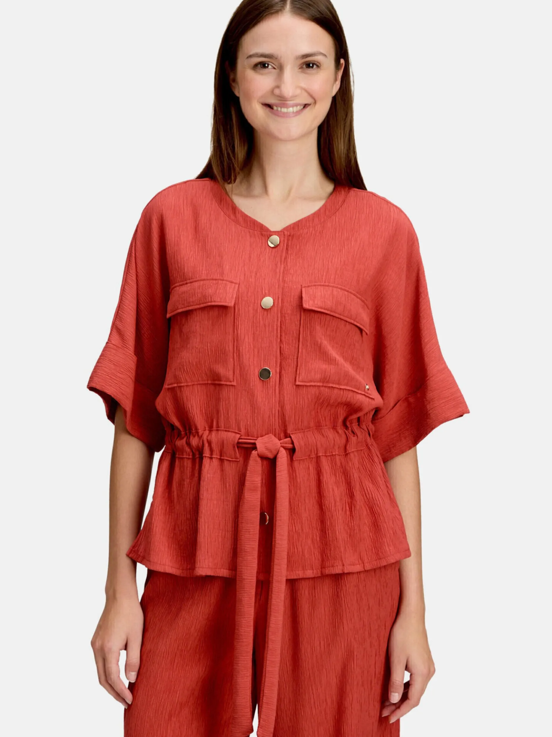 Betty & Co Damen Casual-Jacke in koralle