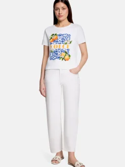 Betty & Co Damen Casual-Shirt in weiß mehrfarbig